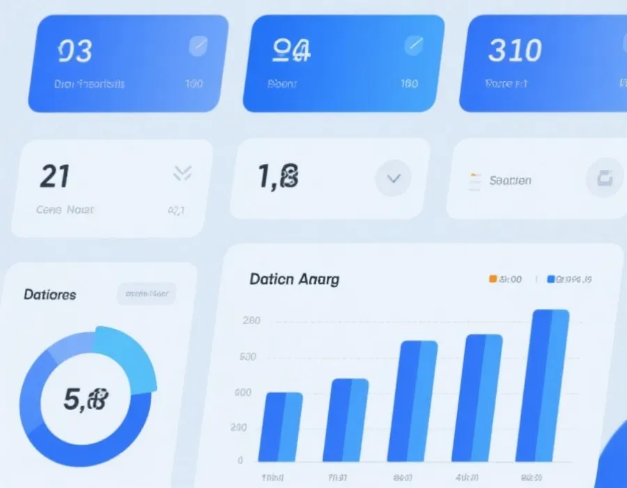 数据看板示意图